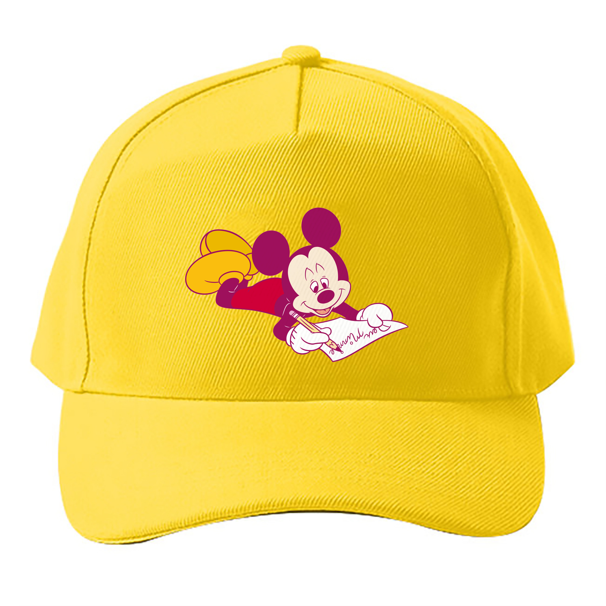 （画像用） ミッキーマウス Mickey Mouse ベースボールキャップ 綿100％ 男女兼用 帽子 スポーツ